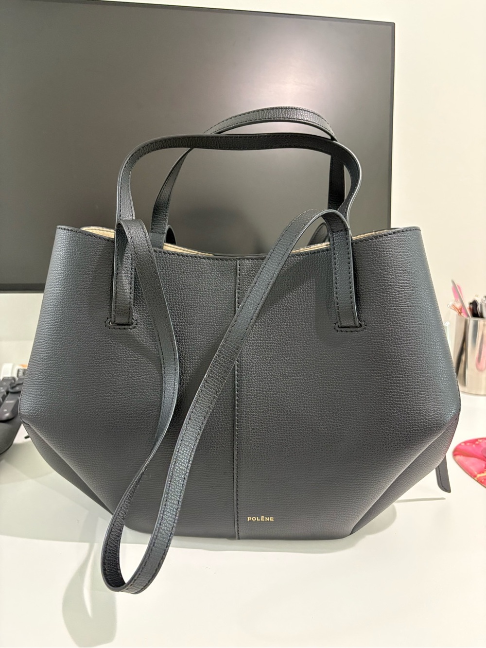 Polene cyme mini black